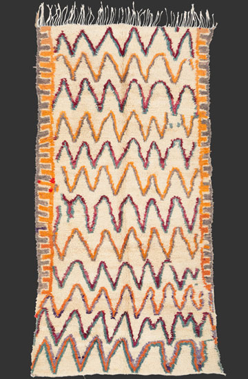 TM 2130, Ait bou Ichaouen (?) pile rug, region north or east of Talsint (?), eastern High Atlas, Morocco, 1990s, 300 x 160 cm (9' 10'' x 5' 4''), high resolution image + price on request




